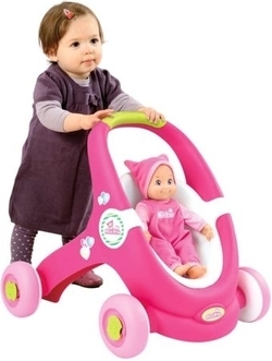 Dagknaller - Smoby Minikiss Baby Walker + Pop (Gratis Verzending) Dagknaller - Smoby Minikiss Baby Walker + Pop (Gratis Verzending)