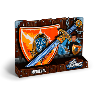 Dagknaller - Soft Warriors - Ridder Zwaard En Schild Dagknaller - Soft Warriors - Ridder Zwaard En Schild