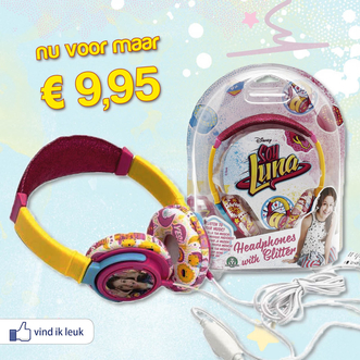 Dagknaller - Soy Luna Hoofdtelefoon Glitter Dagknaller - Soy Luna Hoofdtelefoon Glitter