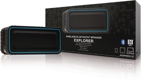Dagknaller - Sweex Bluetooth-Speaker 2.0 Explorer 12 W Ingebouwde Microfoon Zwart/Blauw (Gratis Verzending)