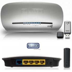 Dagknaller - Sweex Lw908 Draadloze 150N Router Met Usb Adapter Dagknaller - Sweex Lw908 Draadloze 150N Router Met Usb Adapter