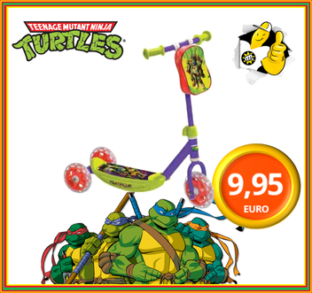 Dagknaller - Teenage Mutant Ninja Turtles 3-Wheel Step Dagknaller - Teenage Mutant Ninja Turtles 3-Wheel Step