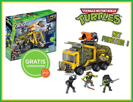 Dagknaller - Teenage Mutant Ninja Turtles Legertruck Dagknaller - Teenage Mutant Ninja Turtles Legertruck