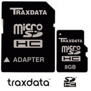 Dagknaller - Traxdata Micro Sdhc 8Gb + Adapter Dagknaller - Traxdata Micro Sdhc 8Gb + Adapter