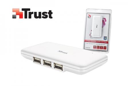 Dagknaller - Trust 7-Poorts Slimline Usb 2.0 Hub