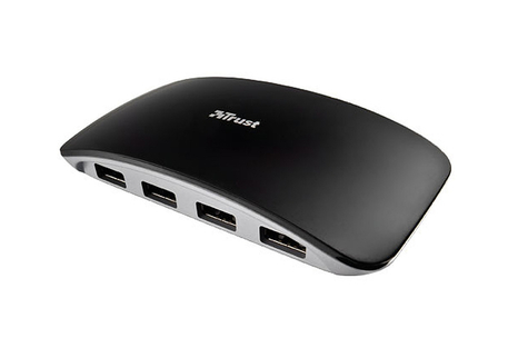 Dagknaller - Trust Curve 7 Poorts Usb Hub (17525) Dagknaller - Trust Curve 7 Poorts Usb Hub (17525)