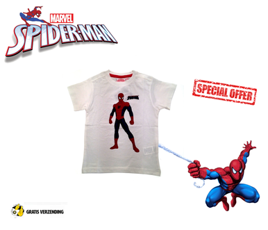 Dagknaller - Ultimate Spiderman T-Shirt - Voor Kinderen! Dagknaller - Ultimate Spiderman T-Shirt - Voor Kinderen!