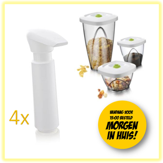 Dagknaller - Vacuvin Vacuã¼m Pomp - 4 Stuks Dagknaller - Vacuvin Vacuã¼m Pomp - 4 Stuks