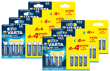 Dagknaller - Varta 56-Delig Batterijenpakket! (24 X Aaa &Amp; 32 X Aa) Dagknaller - Varta 56-Delig Batterijenpakket! (24 X Aaa &Amp; 32 X Aa)