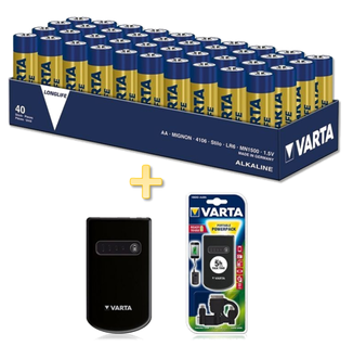 Dagknaller - Varta Aa Batterijen - Set Van 40 Batterijen! Dagknaller - Varta Aa Batterijen - Set Van 40 Batterijen!