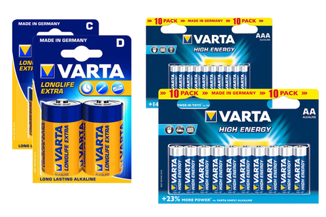 Dagknaller - Varta Batterijen Voordeelpakket! Dagknaller - Varta Batterijen Voordeelpakket!
