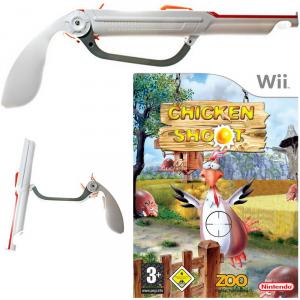 Dagknaller - Wii Chicken Shoot Met Wii Shotgun Rifle