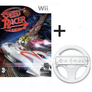 Dagknaller - Wii Speed Racer + Race Stuur Dagknaller - Wii Speed Racer + Race Stuur