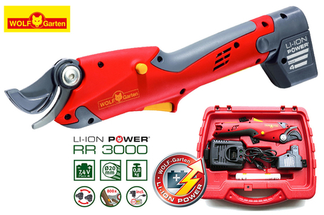 Dagknaller - Wolf-garten Rr 3000 Snoeischaar (18V Li-ion Accu) Dagknaller - Wolf-garten Rr 3000 Snoeischaar (18V Li-ion Accu)