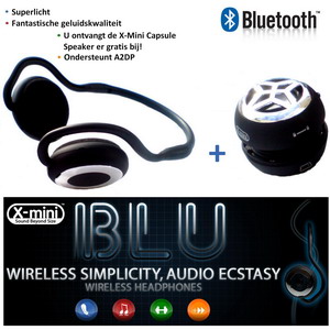 Dagknaller - X-mini Blu Bluetooth Headset + Gratis X-mini Speaker
