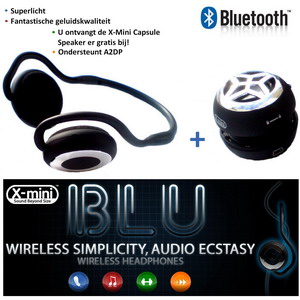Dagknaller - X-mini Blu Bluetooth Headset + Gratis X-mini Speaker Dagknaller - X-mini Blu Bluetooth Headset + Gratis X-mini Speaker