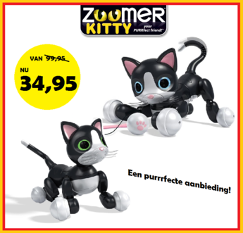 Dagknaller - Zoomer Kitty Robot Kat