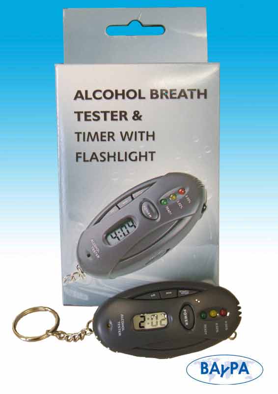 Dagproduct - Luxe alcoholtester met timer en licht Dagproduct - Luxe alcoholtester met timer en licht