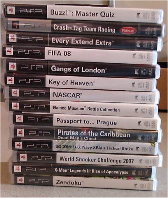 Dagproduct - PSP gamespakket (14 games) Dagproduct - PSP gamespakket (14 games)