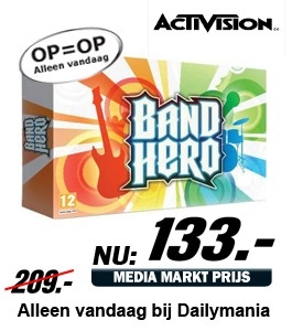 Daily Mania - Activison - Band Hero Superbundel Daily Mania - Activison - Band Hero Superbundel