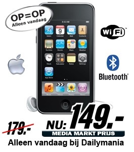 Daily Mania - Apple ipod touch 8 gb - MP4 speler Daily Mania - Apple ipod touch 8 gb - MP4 speler
