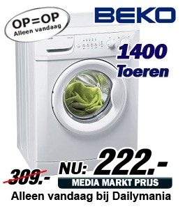 Daily Mania - Beko WMD25145 - 1400 Toeren wasmachine Daily Mania - Beko WMD25145 - 1400 Toeren wasmachine