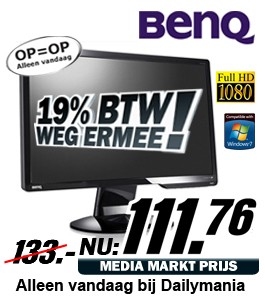 Daily Mania - BenQ G2220HD - Full-HD computermonitor Daily Mania - BenQ G2220HD - Full-HD computermonitor