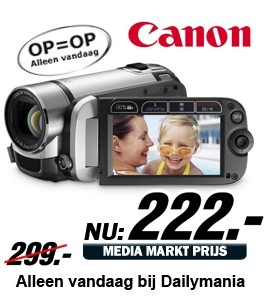 Daily Mania - Canon FS200 Zilver - Flash Memory Camcorder Daily Mania - Canon FS200 Zilver - Flash Memory Camcorder