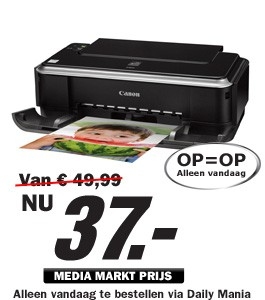 Daily Mania - Canon IP2600 + Gratis Suske en Wiske CD-R - Inktjetprinter Daily Mania - Canon IP2600 + Gratis Suske en Wiske CD-R - Inktjetprinter