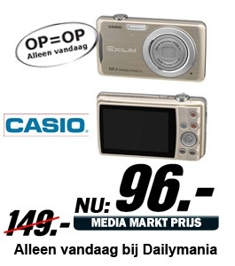 Daily Mania - casio EX-Z280 zilver - Digitale compact camera Daily Mania - casio EX-Z280 zilver - Digitale compact camera