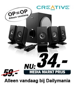 Daily Mania - Creative A500 - 5.1Multimedia Speakers Daily Mania - Creative A500 - 5.1Multimedia Speakers