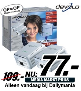 Daily Mania - Devolo DLAN200 Starter kit - Thuisnetwerk / Internet