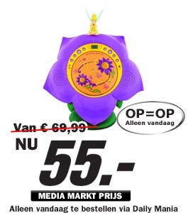 Daily Mania - Disney 10507 Fairies Boombox - Kinderradio/CD speler Daily Mania - Disney 10507 Fairies Boombox - Kinderradio/CD speler