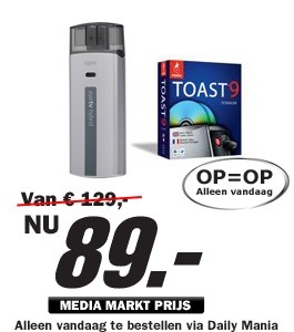 Daily Mania - ELGATO - EyeTV hybrid met GRATIS TOAST 9 Titanium Daily Mania - ELGATO - EyeTV hybrid met GRATIS TOAST 9 Titanium
