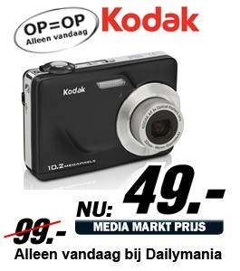 Daily Mania - Kodak C180 zwart - Digitale compactcamera