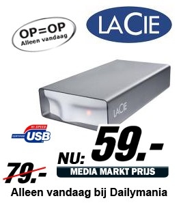 Daily Mania - Lacie 1 TB Grand - Externe Harde Schijf