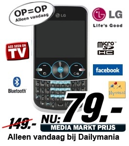 Daily Mania - LG GW-300 Prepaid - Prepaid-GSM pakket