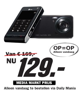 Daily Mania - LG KU-990 Viewty - GSM Simlock vrij Daily Mania - LG KU-990 Viewty - GSM Simlock vrij