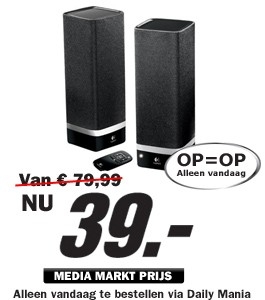 Daily Mania - Logitech Z5 - 2.0 Speaker Systeem Daily Mania - Logitech Z5 - 2.0 Speaker Systeem