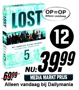 Daily Mania - Lost Seizoen 5 - DVD Daily Mania - Lost Seizoen 5 - DVD