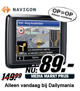Daily Mania - Navigon 1410 - Navigatie systeem ( 22 landen) Daily Mania - Navigon 1410 - Navigatie systeem ( 22 landen)