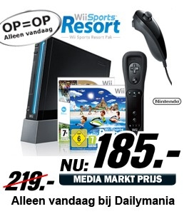 Daily Mania - Nintendo Wii Black - Wii Sports Resort Pack Black Daily Mania - Nintendo Wii Black - Wii Sports Resort Pack Black