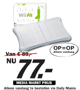 Daily Mania - Nintendo Wii FIT - Wii fit inclusief Balanceboard
