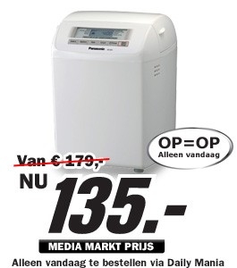 Daily Mania - Panasonic Broodbakmachine - SD-254 Daily Mania - Panasonic Broodbakmachine - SD-254