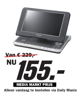 Daily Mania - Panasonic DVD-LS83 - Portable dvd speler Daily Mania - Panasonic DVD-LS83 - Portable dvd speler
