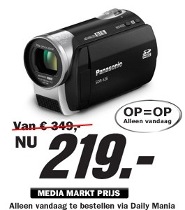 Daily Mania - Panasonic SDR-S26 - Superzoom camcorder