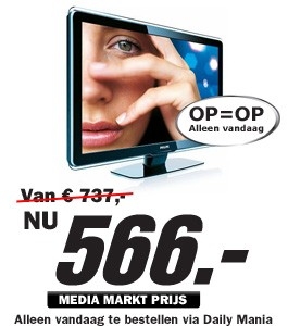 Daily Mania - Philips 32PFL7803 - Full HD LCD televisie Daily Mania - Philips 32PFL7803 - Full HD LCD televisie