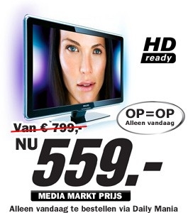 Daily Mania - Philips Ambilight 32PFL7603/12 - LCD televisie Daily Mania - Philips Ambilight 32PFL7603/12 - LCD televisie