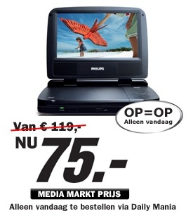 Daily Mania - Philips PET721 - Portable DVD speler Daily Mania - Philips PET721 - Portable DVD speler