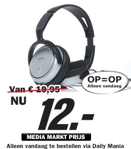 Daily Mania - Philips SHP2500 - Hoofdtelefoon Daily Mania - Philips SHP2500 - Hoofdtelefoon